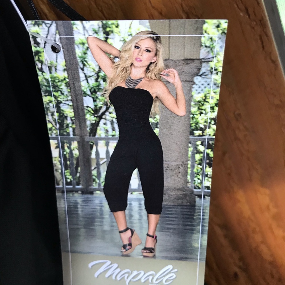 Strapless jumpsuit